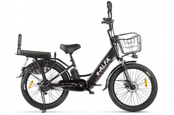 Велогибрид Eltreco E-Alfa Fat (темно-серый-2163)